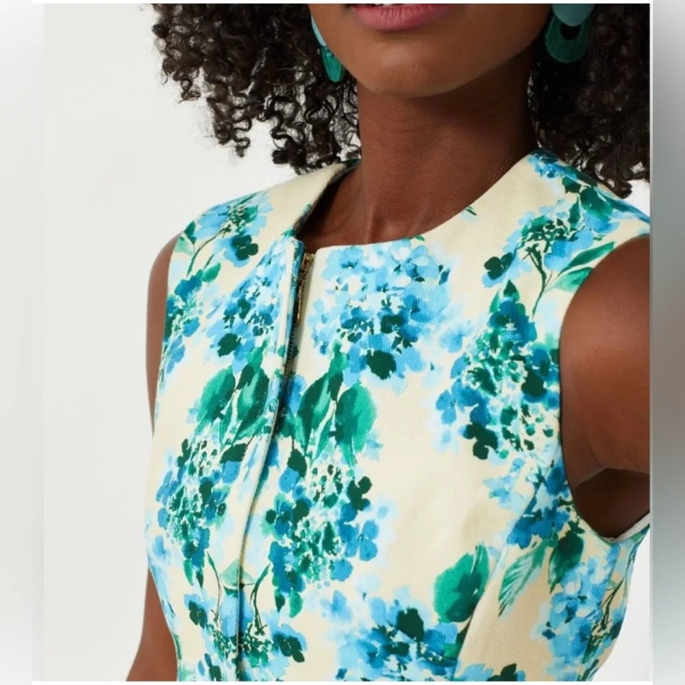 NWT - Tuckernuck - Water's Edge Hydrangea Rhoda Tunic Top - Size 4 - Picture 6 of 9